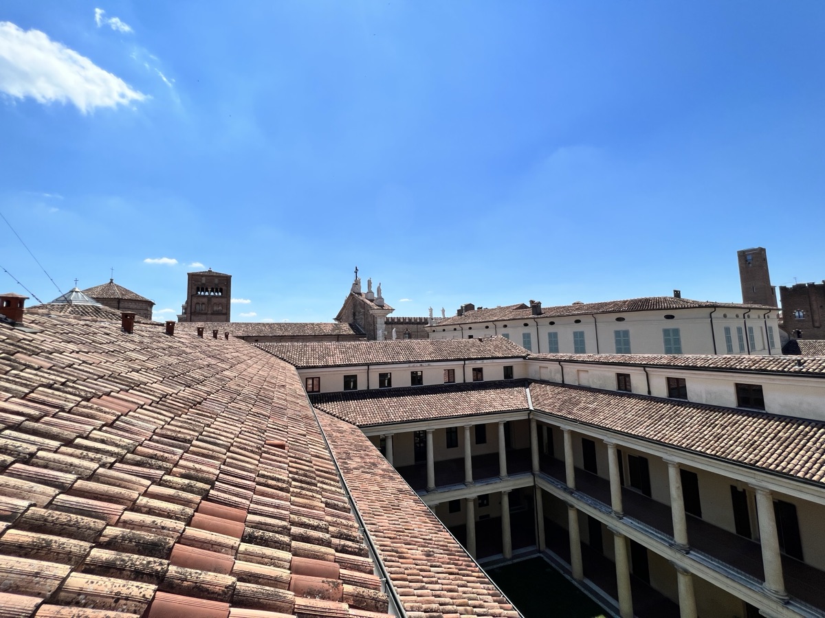 Vista sui tetti di Mantova dal campus